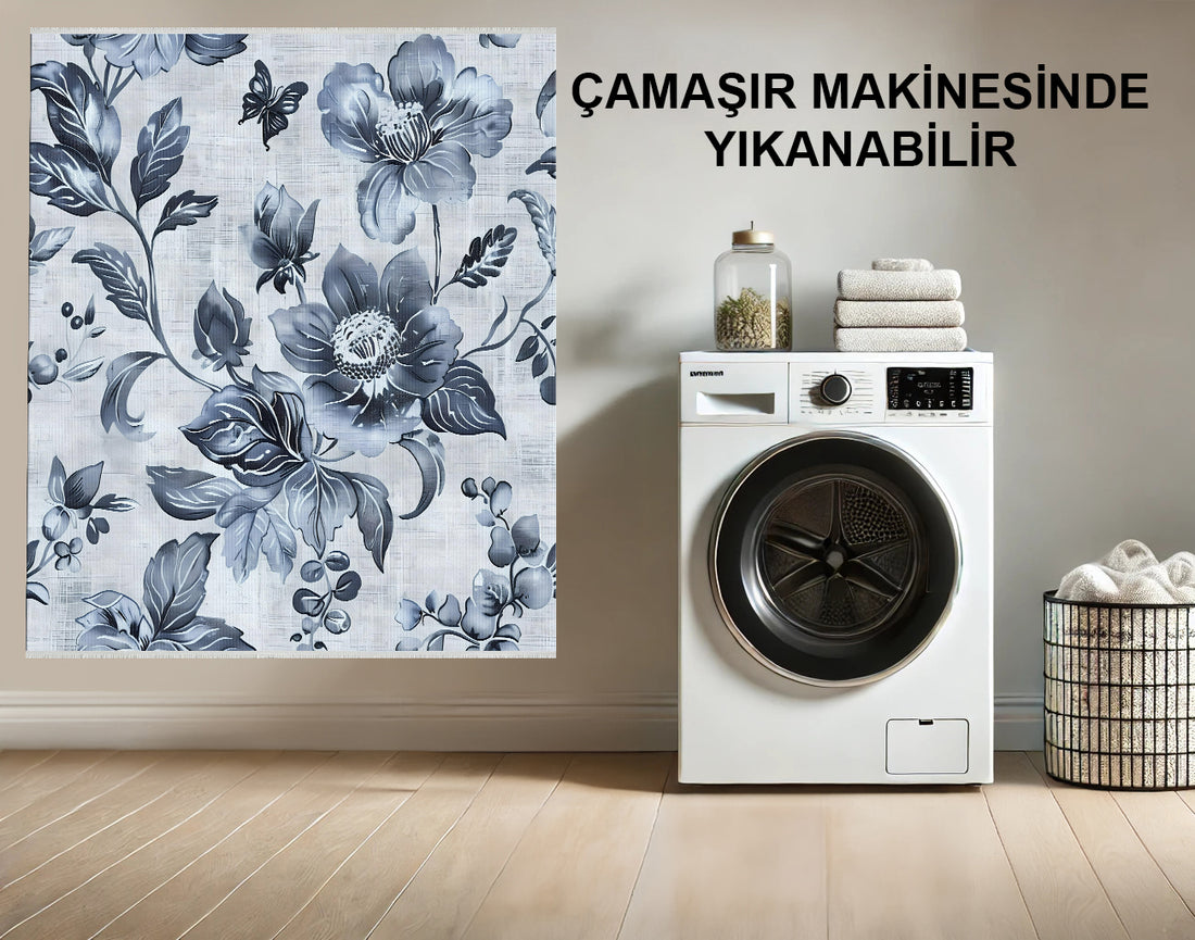 Klasik Çiçekli Zarif Halı